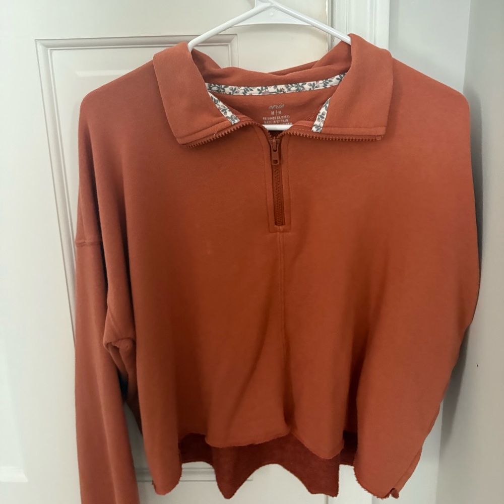 Aerie Quarter-Zip Sweater